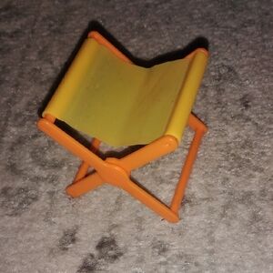 Barbie Yellow and Orange Toy Chair